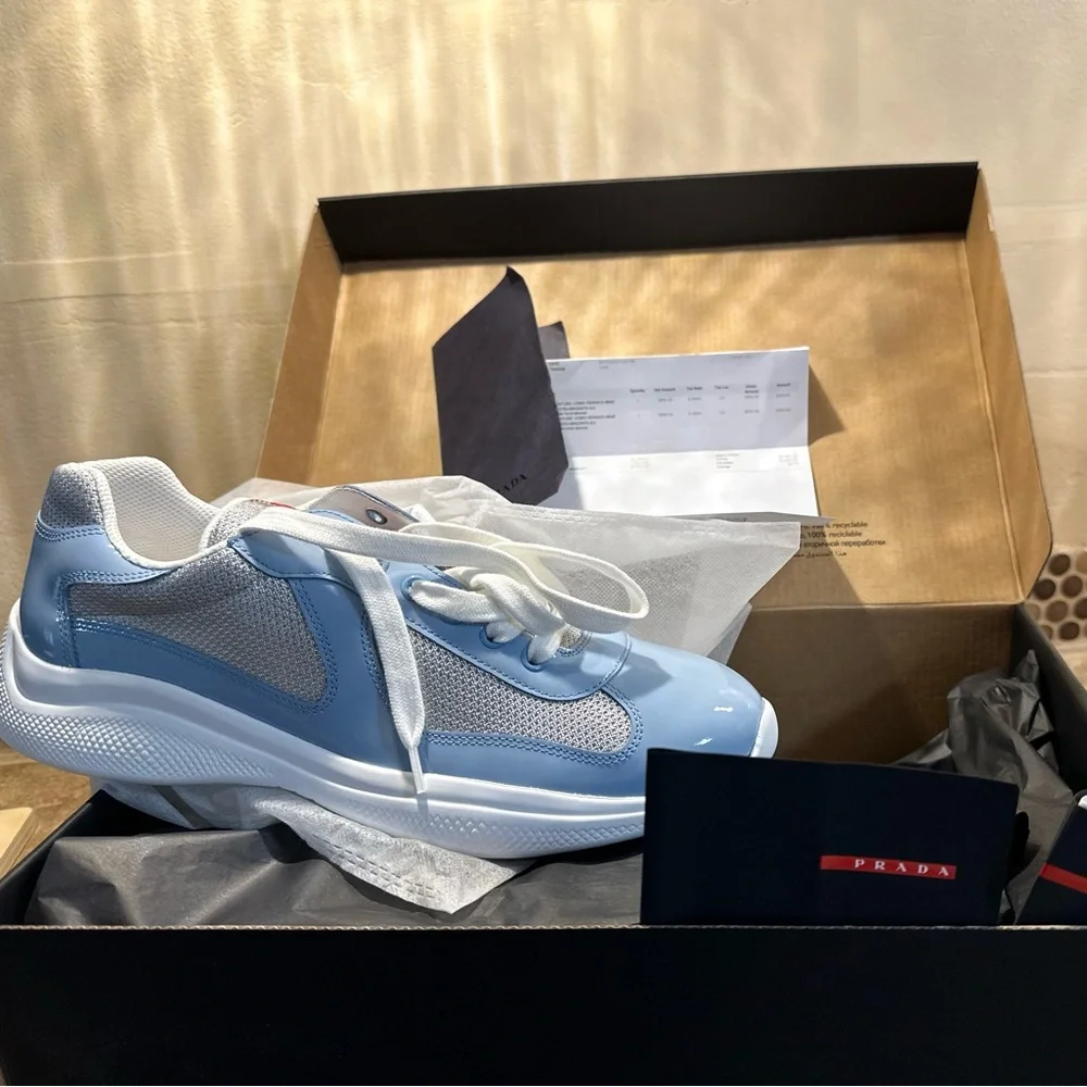 Authentic Prada shoes size 8-1/2 US 10 Prada | Shoes | Authentic Prada Men American Cup Sneakers  main image 4